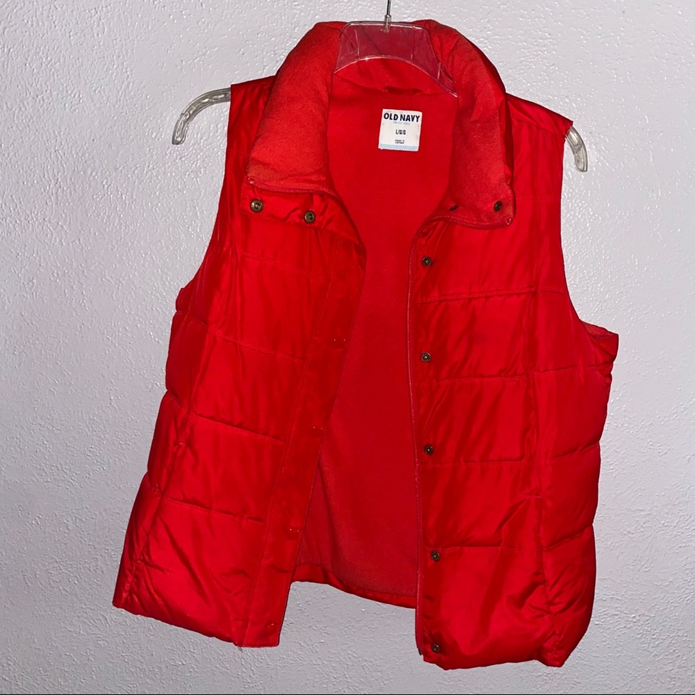 Red Puffer Vest